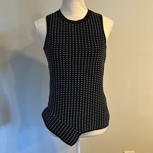 Jonathan simkhai sleeveless sweater vest asymmetrical